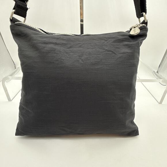 Baggallini Comrade Purse Black 3 Zip Adjustable Crossbody Bag Travel - Picture 11 of 16